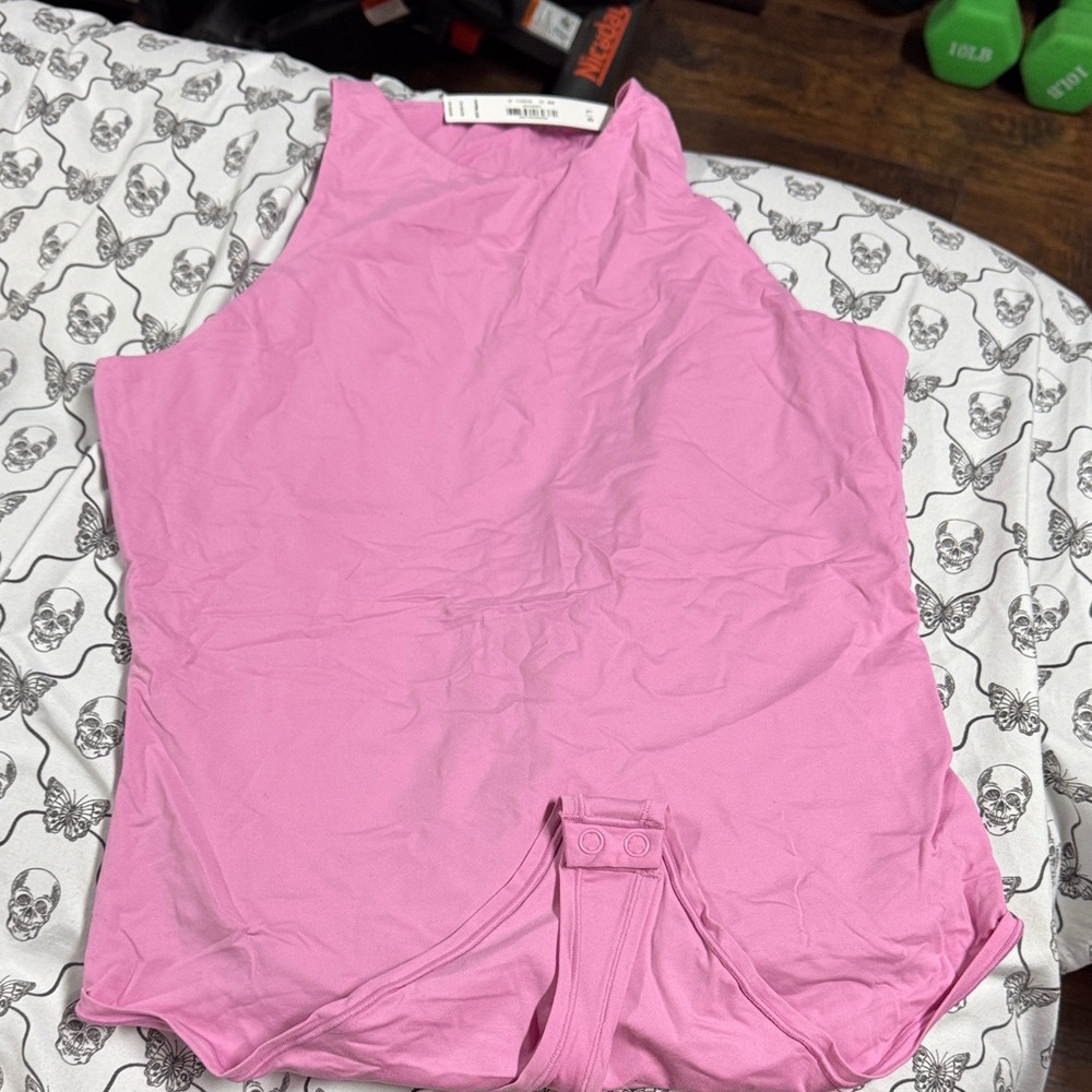 Pink Sleeveless Top